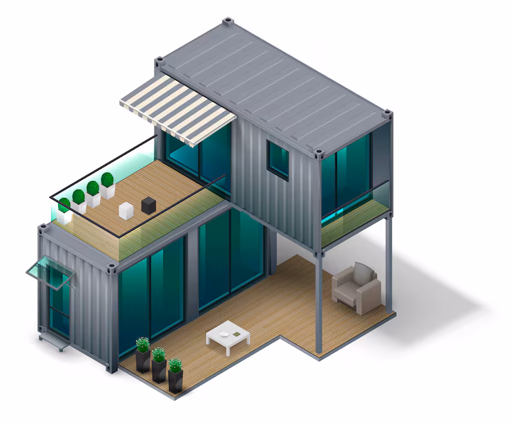 Wohncontainer modern gestalten für komfortables Wohnen