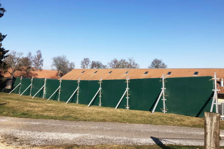 Mobile Lärmschutzwand für Baustellen kaufen und schnell aufbauen